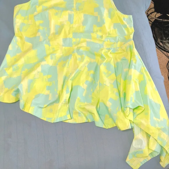 Lane Bryant Asymmetrical Sleeveless Top - Picture 3 of 8